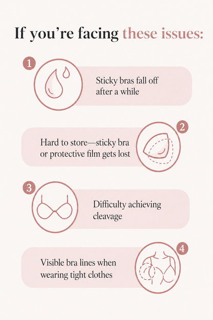 Velorie Lift™ — Silicone Lift Bra with Built-In Nipple Coverage